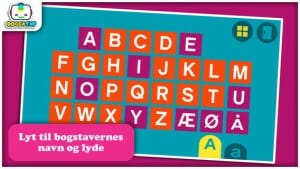 Bogga alfabet dansk