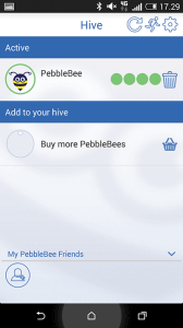 Pebblebee nøglefinder app